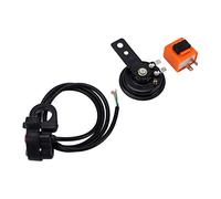 POENVFPO Interruptor de Manillar de Motocicleta ABS 7, 8 Pulgadas, 22 Mm, Botón de Manillar con Bocina, Señal de y Control de Encendido y Apagado de Luz, 7 Cables de 12 V a 85 V para