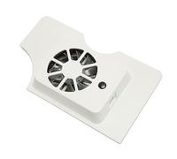 POENVFPO Interruptor de Ventilador de Refrigeración OLED Reemplazo Profesional Base de Disipación de Calor USB Blanco Eficiente