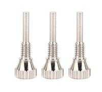 POENVFPO Juego de Tornillos para Tubo de Afinación de Trompeta de Latón, 3 Piezas, Diseño Antideslizante, Accesorios Profesionales de Reparación de Instrumentos Musicales para Músicos