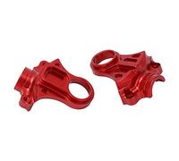 POENVFPO Juego de Yugo Diferencial de Aleación de Aluminio para Coche RC, Piezas Mejoradas con Fabricación Precisa para Coche de Control Remoto Granite 1/10 (Rojo)