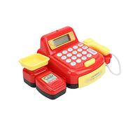 POENVFPO Juguete de Caja Registradora de Simulación para Niños, Seguro y Duradero para Entrenamiento de Cálculo, Regalo de Cumpleaños para Niños de Más de 3 Años en Plástico Multicolor