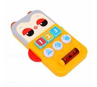 POENVFPO Juguete Sensorial para bebé con Teléfono de Búho, Juguete Infantil Musical con Luz Educativa de Dibujos Animados Lindos con Efectos de Sonido y Narración de Cuentos para Viajes
