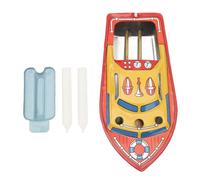 POENVFPO Juguetes para Barcos con Velas, Adorno de Barco de Hierro Nostálgico Vintage con Artesanía Exquisita, para Decoración de Fiestas, Cumpleaños, Navidad y Halloween