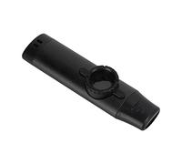 POENVFPO Kazoo de Metal, Instrumento de Viento con Boquilla de Resina con Diseño de Engranaje de Estanqueidad Ajustable con Diafragmas de Flauta de 5 Piezas para Amplificación de Zumbido (Black)