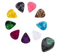POENVFPO Kit de Accesorios para Guitarra de 34 Piezas con Púas, Abrazadera de Transposición, Cuerdas, Herramientas de Mantenimiento Profesionales para Principiantes, Profesores y Músicos