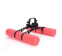 POENVFPO Kit de Flotador de Aterrizaje, Tren de Aterrizaje de Agua Portátil y Liviano para Mini Drone, con Alta Estabilidad y Diseño Multifuncional (Negro Rojo)