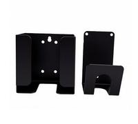 POENVFPO Kit de Soporte para Cargador EV de Montaje en Pared Organizador de Cables EV de Hierro con Almacenamiento de Caja de Control y Gancho de Cable de Metal Juego de 2 Estantes para Estaciones