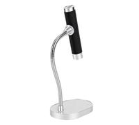 POENVFPO Lámpara de Uñas Portátil, Detección de IA, Encendido Automático, Mini Luz de Uñas de Mano con Soporte Magnético, Temporizador Dual Ajustable 360, para Curado de de Gel en (BLACK)