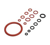 POENVFPO Lavadora de Sello Duradera para Máquina de café Cumplimiento de Seguridad de Grado Alimenticio Sellado Preciso Artesanía para Reemplazo Negro y Rojo para Cafeterías (15PCS)