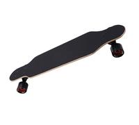 POENVFPO Longboard Profesional de Arce, Rodamientos ABEC 9, Plataforma de Arce de 8 Capas, Ruedas Ensanchadas de 70 Mm, Amortiguador HR 95, con Patrón de Transferencia de Calor, para