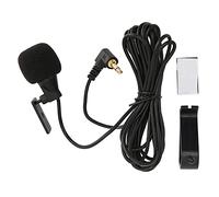 POENVFPO Micrófono para Automóvil Plug and Play de 3,5 Mm con Clip en U para Llamadas sin Intervención y Grabación de Voz Claras