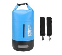 POENVFPO Mochila con Bolsa Seca a Prueba de Agua de 20 L, Cierre Superior Enrollable de PVC, Correas de Hombro Dobles con Tiras Reflectantes, Anillos en D, Bolsillo Delantero, para (un Paquete)