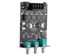 POENVFPO Módulo Amplificador Bluetooth Potente Placa Amplificadora de Audio TPA3116D2 para Cine en Casa Proyecto DIY Material Acrílico 2 Unidades