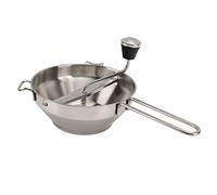 POENVFPO Molinillo de Alimentos Manual de Acero Inoxidable Triturador Fino y Grueso para puré de Fruta de Tomate y Patata 13,0x7,9 Pulgadas para Cocina Casera