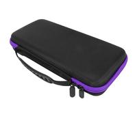 POENVFPO Nylon Dual Zippers Console de Juegos Handheld Cubierta Protectora - Bolsa de Memoria de Amortiguadores para ROG Ally 7 Pulgadas (Purple)