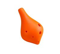 POENVFPO Ocarina de Resina de 6 Agujeros en Alto C, Instrumento Musical Portátil para Principiantes, de Aprendizaje Musical (ORANGE)