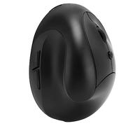 POENVFPO Oficina Mouse Vertical Inalámbrico con Conexión Inalámbrica 2.4 G para una Comprensión Cómoda de la Oficina (Black)