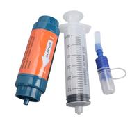 POENVFPO Paja de Filtro de Agua para Acampar, Filtro de Agua de Supervivencia a Prueba de Fugas de Plástico de Grado Alimenticio con Filtración de 0,01 Micras para Actividades Al Aire