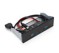 POENVFPO Panel Frontal de Tipo Tipo con Interfaz USB3.0 para la Instalación de Bricolaje para Amantes de la Computadora