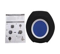 POENVFPO Parabrisas de Micrófono Profesional, Espuma Insonorizada de Alta Densidad con Malla Acústica F3 Azul para Micrófonos Dinámicos de Condensador, Diseño Portátil Ligero de 125 G para (Red azul)