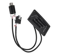 POENVFPO Pastilla de Violín Eléctrica CV-210E, Juego de Ecualizador EQ Profesional con Control de Tono Ajustable, Ajuste de Volumen, de Frecuencia de 20 Hz-20 KHz, para Violonchelo y Violín