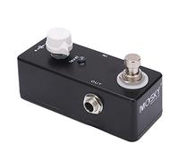POENVFPO Pedal de Efecto de Volumen de Guitarra, Control de Perilla Atenuador de Metal con Bypass Verdadero para Sonido Limpio y Protección de Señal, Salida de 20 MA, 1 KΩ