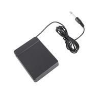 POENVFPO Pedal de Sostenido Universal, Diseño Silencioso con Almohadillas de Silicona Antideslizantes, para Teclado Electrónico, Batería de Piano y Piano Enrollado a Mano (BLACK)