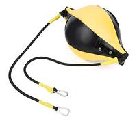 POENVFPO Pelota de Boxeo, Pelota de Entrenamiento de Elasticidad de Respuesta de PVC de Alta Elasticidad, Mejora la Velocidad y el Tiempo para Luchadores y Entusiastas del Boxeo (Amarillo Negro)