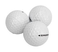 POENVFPO Pelota de Golf, 3 Piezas, Diseño de Panal de Doble Capa con Núcleo de Caucho Sintético para Entrenamiento en Interiores y Exteriores, 146 G