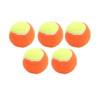 POENVFPO Pelotas de Tenis Elásticas de 5 uds., Pelota de Rebote de Goma de 6cm con Superficie de Tela para Piscina, Juegos de Playa, Oficina, del Estrés (Orange)