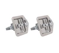 POENVFPO Pestillo para Caja de Herramientas, Paquete de 2 Cerraduras para Caja de Herramientas con en T de Acero Inoxidable 304, Diseño Plegable con Junta y 4 Llaves, 4.875 X .75 X 2.64 Pulgadas para