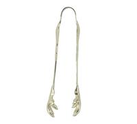 POENVFPO Pinzas para Hielo Estilo Garra, Acero Inoxidable de Primera Calidad, Herramienta Multifuncional única con Forma de Garra de águila para Uso Doméstico y de Barra, 1 Pieza (Chapado en oro)