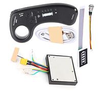POENVFPO Placa Base para Monopatín, 4 Modos de Velocidad, Doble Accionamiento ESC, Placa Base Sustituta con Control Remoto para Monopatín Eléctrico/Longboard