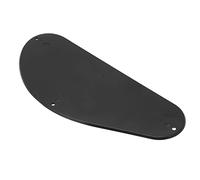 POENVFPO Placa Trasera de Guitarra, Carcasa Versátil Negra, Plástico Liviano de Tamaño Compacto, con Resistente Resistencia a la Corrosión, para Guitarras y Bajos Eléctricos