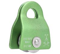 POENVFPO Polea de Placa Lateral de Escalada, Polea de Escalada en Roca de Acero Inoxidable de Aluminio de Aviación 7075 con Superficie Lisa Pulida, para Montañismo Al Aire, Protección de