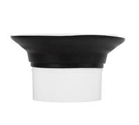 POENVFPO Potenciador de Bombo, Accesorios de Refuerzo de Patada de Goma ABS para una Potente Frecuencia Baja, con Pegatina Protectora de Apertura (WHITE)