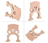 POENVFPO Puente para Violonchelo de Madera de Arce, Pieza de Repuesto Sólida y Duradera con Mano de Obra Exquisita para Transmisión de Sonido, Se Adapta a Violonchelos de 1/2 (Código de piano