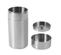 POENVFPO Recipiente de Latas de té de Acero Inoxidable para Almacenamiento de té, café y Azúcar de Hojas Sueltas, Ideal para la Cocina del Hogar y Actividades Al Aire Libre (Grande)