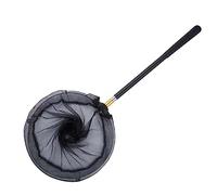 POENVFPO Red de Pesca, Red de Captura de Peces de Acero Inoxidable con Poste de 1,5 M de Largo para Pescar Fácilmente en Estanques, Ríos y Lagos