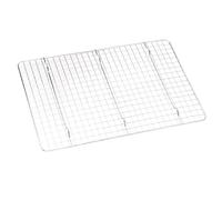 POENVFPO Rejilla de Enfriamiento a Cuadros de Acero Inoxidable Rejilla de Alambre para Hornear con Diseño de Duradera para Horno de Panadería Doméstico, Acero Inoxidable 304, 14,8 X 9,8 Pulgadas