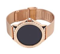 POENVFPO Reloj Inteligente para Mujer, Podómetro y Contador de Pasos, Pulsera de Ejercicios con Monitor de Sueño Impermeable IP68, Bluetooth, para Teléfonos Inteligentes 5.0 iOS 10.0