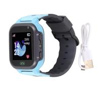 POENVFPO Reloj Inteligente para Niños, Llamada Bidireccional, Cámara SOS, Posicionamiento LBS, Pantalla Táctil, Reloj Inteligente con Modo Aula, Juegos, Despertador, para Niños y Niñas de (Blue)