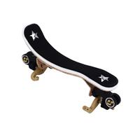 POENVFPO Reposabrazos Profesional para Violín, Acolchado de Espuma Ajustable, Construcción de Metal y ABS, para Violines de Tamaño 3/4 y 4/, Diseño Ergonómico con Estructura Plegable (Color madera)