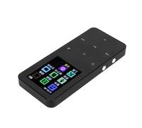 POENVFPO Reproductor de Música HiFi Reproductor Mp3 Portátil con Conectividad y Función de Diccionario, Black Metal 9.5 X 4.2 X 1 Cm