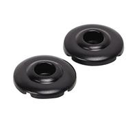 POENVFPO Retenedor de Cuerdas de bajo, árbol de Cuerdas de Metal Redondo para bajo Eléctrico con Estabilidad de Afinación y Tornillos de Montaje (BLACK)