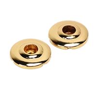 POENVFPO Retenedor de Cuerdas de bajo, árbol de Cuerdas de Metal Redondo para bajo Eléctrico con Estabilidad de Afinación y Tornillos de Montaje (GOLD)