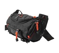 POENVFPO Riñonera para Hombre, Tela Oxford, Poliéster, Impermeable, Ligera, Correa Ajustable con Diseño de Conector para Auriculares, para Viajes, Entrenamiento, Senderismo, Festivales de