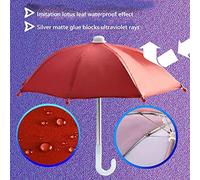 POENVFPO Sombrilla para Teléfono, Mini Sombrilla, Soporte para Teléfono Impermeable para Niños y Ciclistas, 9,84-11,02 Pulgadas (POENVFPO3ypeqiwc5t-10301128)