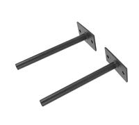 POENVFPO Soporte de Pared para Placas de Pesas, 2 Unidades de Acero de Aleación con Ligero ángulo de Inclinación para un Almacenamiento Más Seguro, Diámetro de 2,5 cm.