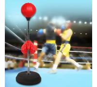 POENVFPO Soporte para Saco de Boxeo con de Boxeo, Varilla de Metal con Resorte de Fácil Montaje Que Ahorra Espacio, 120-150 Cm, para Entrenamiento de Velocidad y Ejercicio Aeróbico